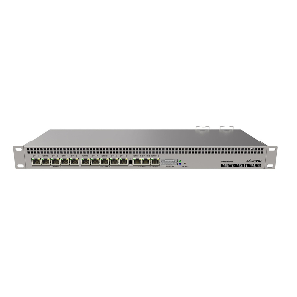 MikroTik RB1100AHx4 Dude Edition RB1100Dx4 Router 13 Gigabit + SSD M.2 60 GB