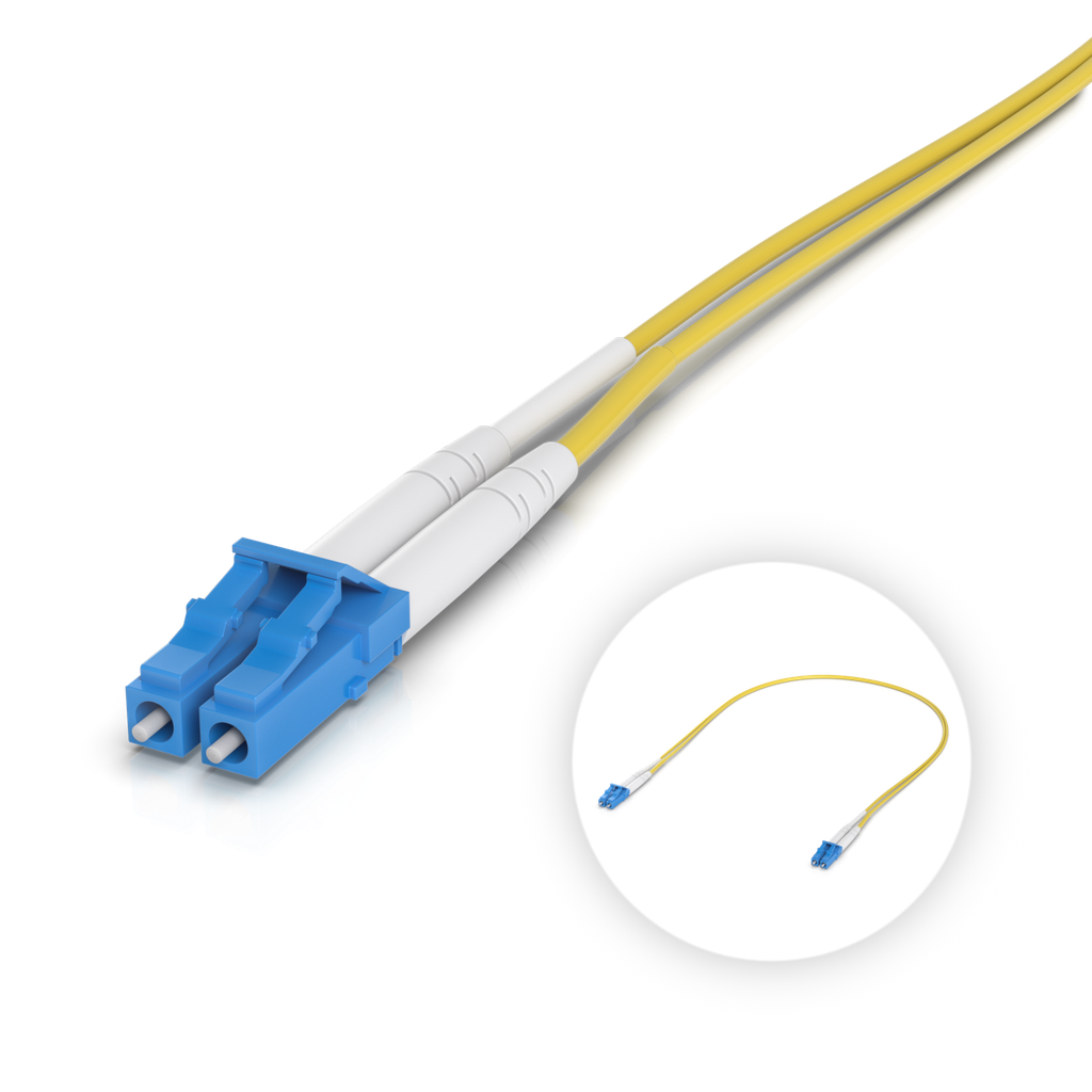 Ubiquiti UACC-OFC-S2-LULU-0.5M Cable de fibra OS2 dúplex LC UPC a LC UPC de 0,5 m