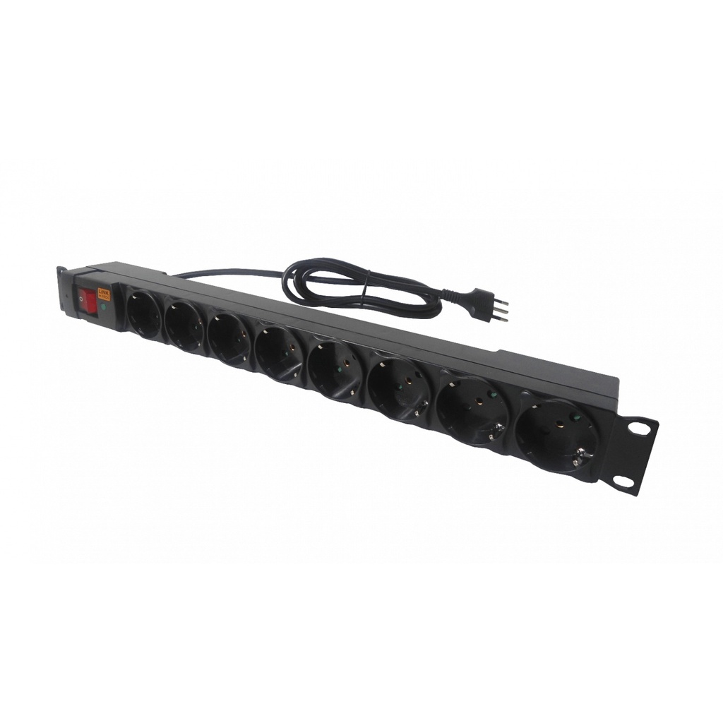 Linkmade PDU 8 ENCHUFES RACK INTERRUPTOR PILOTO