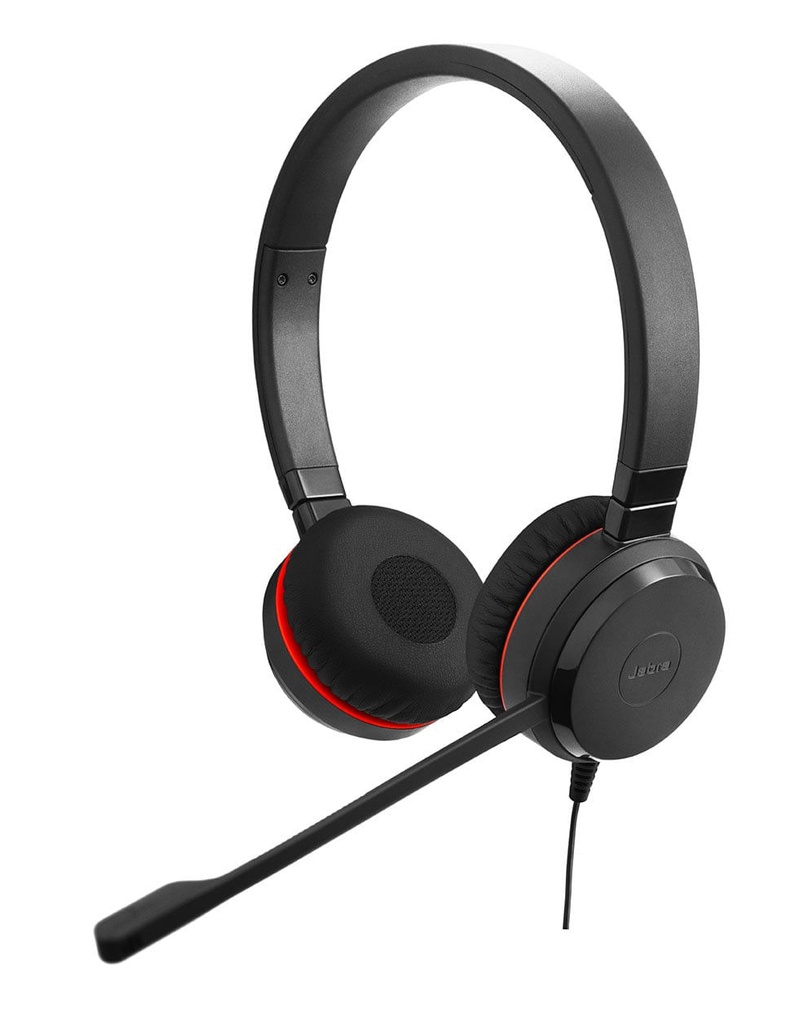 [4999-823-109] Jabra Audífono Profesional Evolve 20 MS Stereo, Cancelación de ruido, USB, Negro