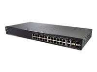 [SG350-28-K9-NA] Cisco Switch SG350-28 Capa3-56Gbps 24x10/100/1000+2xFibra+2C