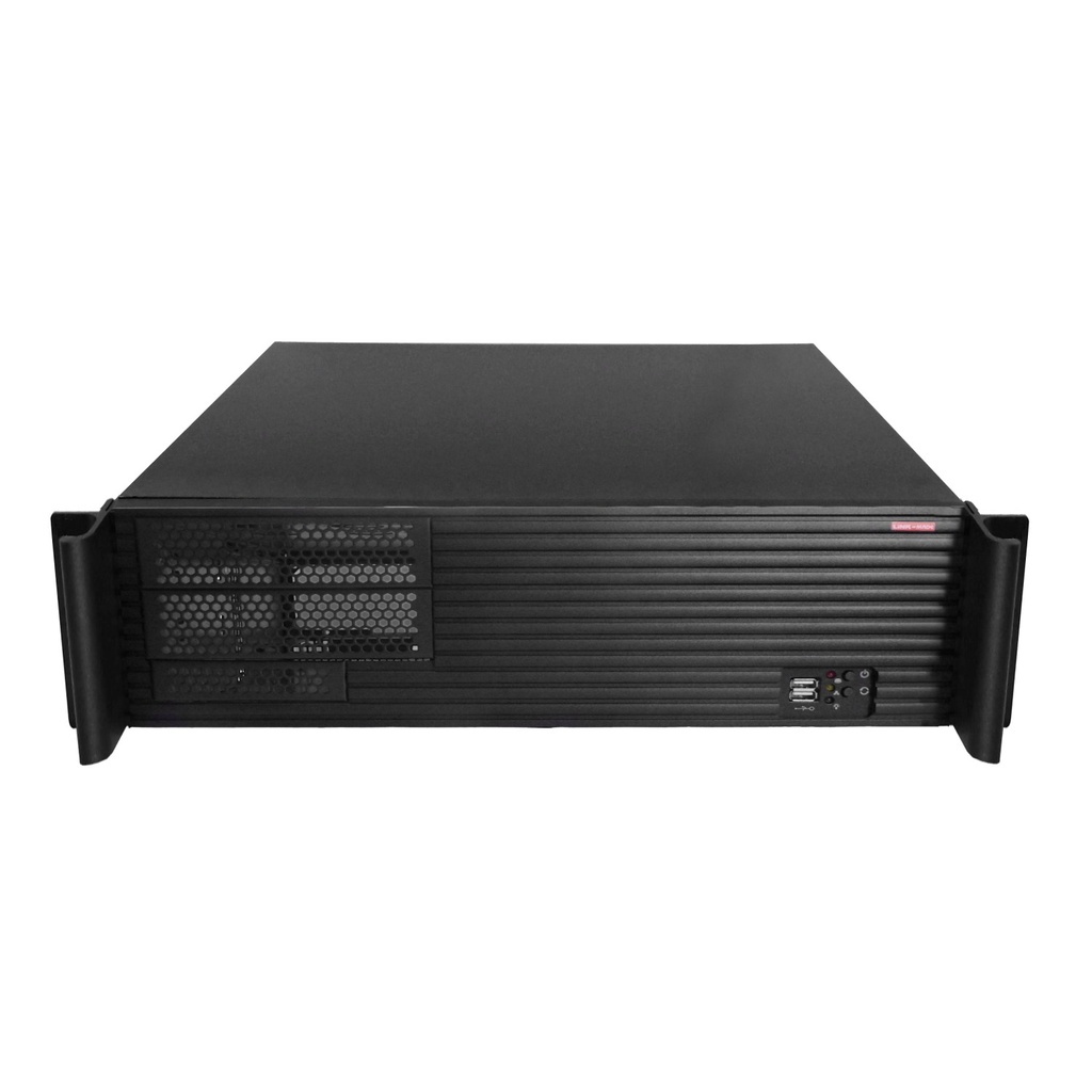 Linkmade 3U CASE RACK C/RIEL ATX/MATX C/2-VENT REQ/FUENTE-ATX