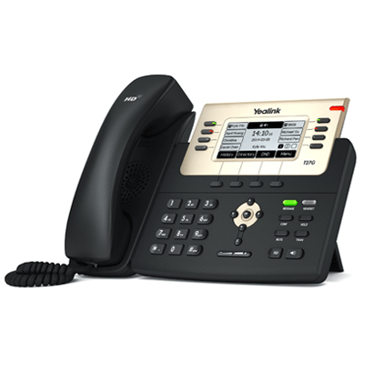 Yealink SIP-T27G Teléfono IP ejecutivo 10/100/1000  con PoE