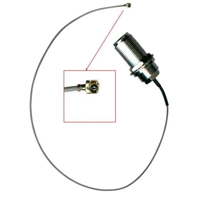 MikroTik ACUFL Cable Pigtail U.FL a RP-SMA hembra