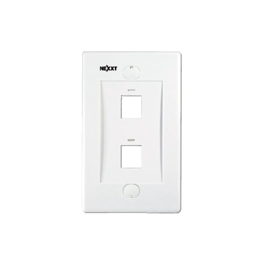 Nexxt Faceplate 2 puertos
