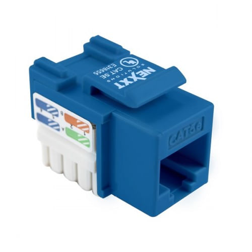 Nexxt Módulo Keystone Jack RJ45 Cat5e Azul