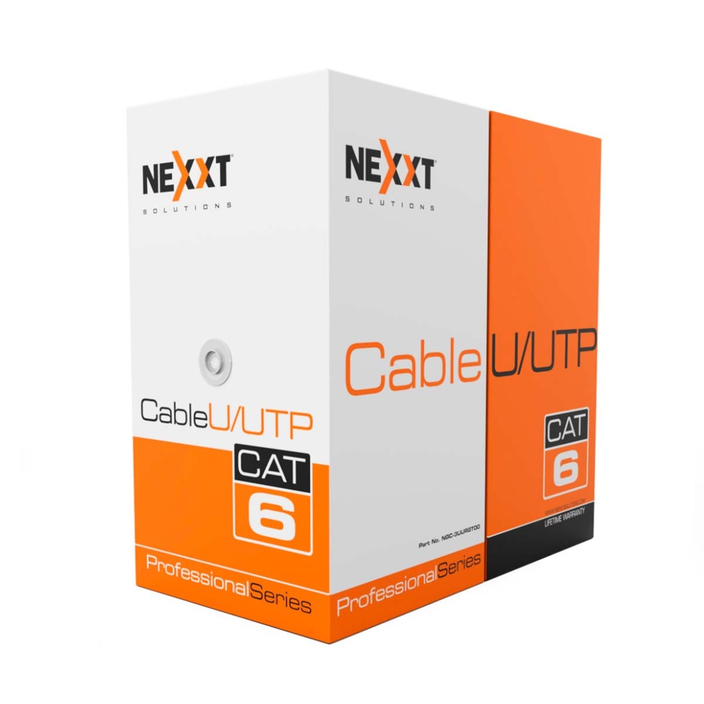 [NGC-3UURBT00] Nexxt Cable Cat6 UTP CMR 305m Azul