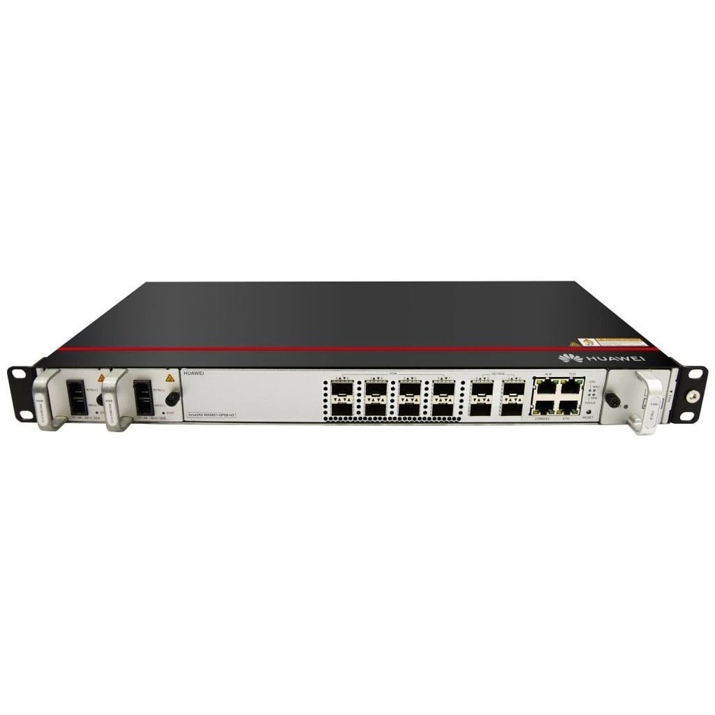 Huawei MA5801-GP08 OLT compacta 8 puertos GPON - Incluye 16 Modulos GPON C+