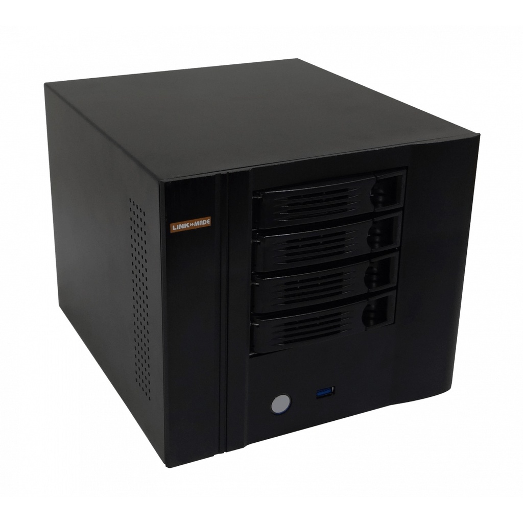 [RAG-N4] LINKMADE 4-HD-3.5-HOTSWAP 1-PCI 1-USB3 DESKTOP MINI-ITX REQ/FATX-1U