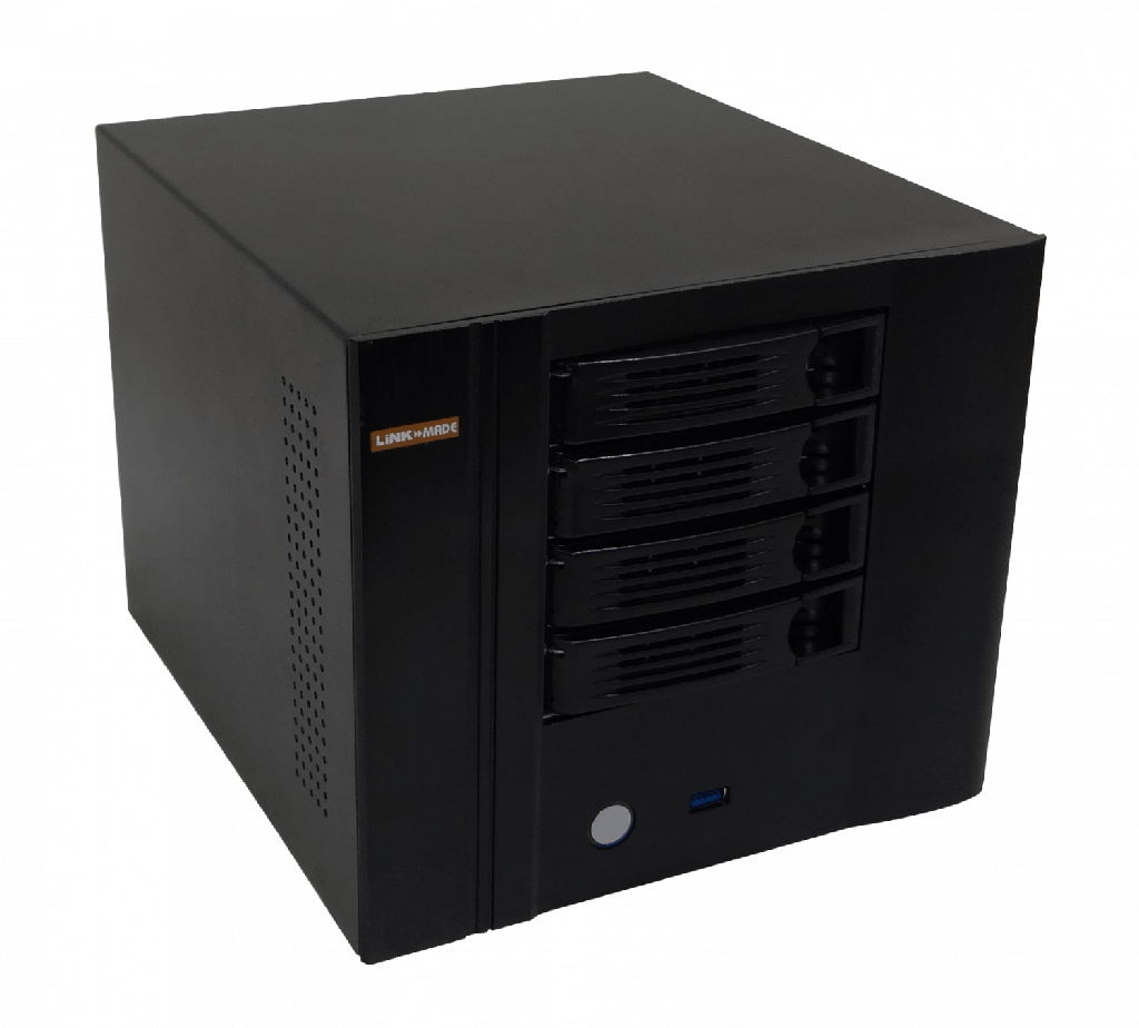 LINKMADE 4-HD-3.5-HOTSWAP 1-PCI 1-USB3 DESKTOP MINI-ITX REQ/FATX-1U