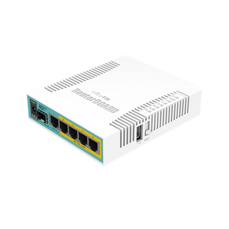 MikroTik hEX PoE Router Gigabit 5 puertos con PoE Out y SFP