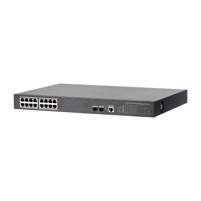 Dahua DH-PFS4218-16GT-190 Switch Gigabit administrado PoE de 16 puertos