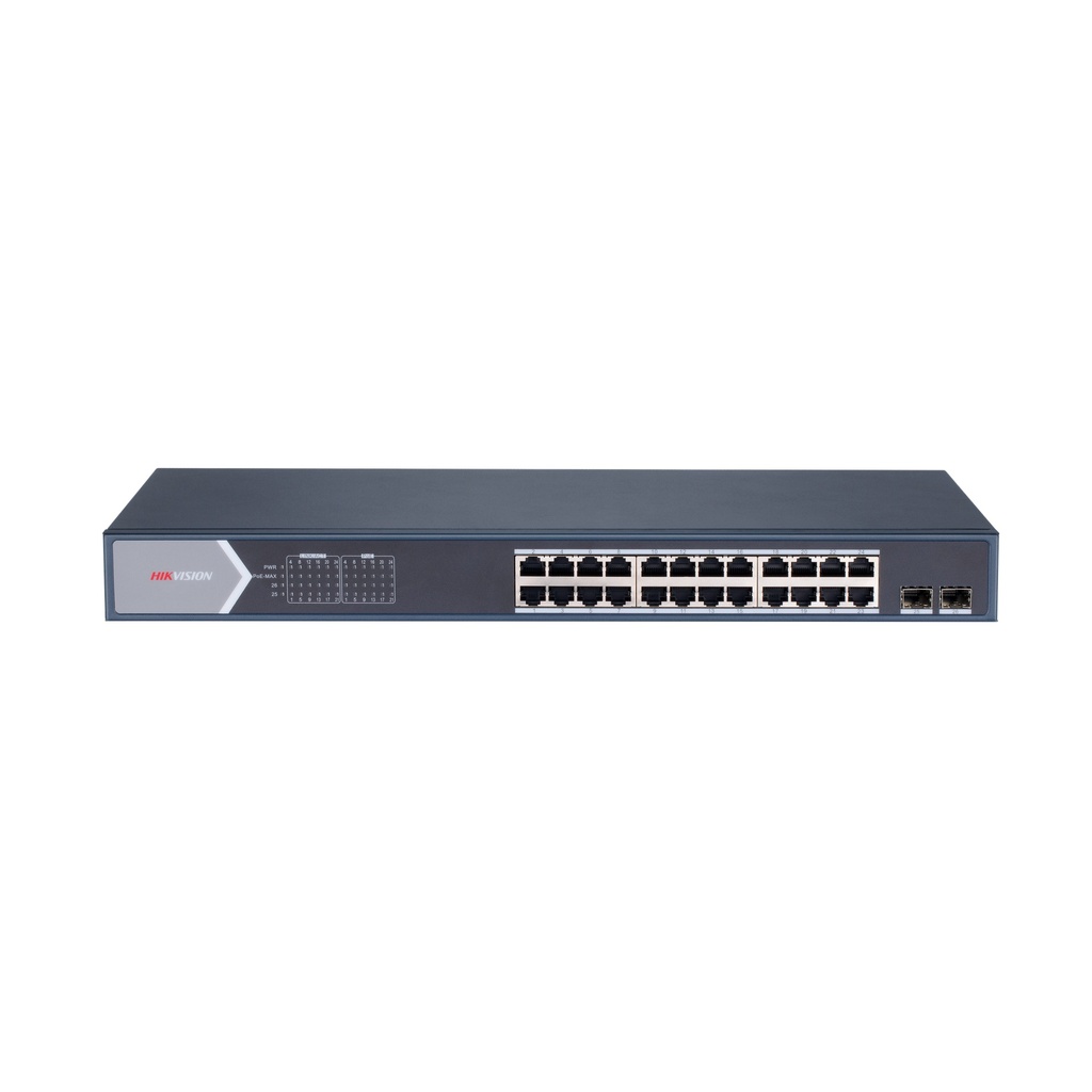 [DS-3E1526P-SI] Hikvision Switch POE inteligente Gigabit de 24 puertos