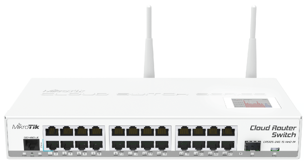 MIKROTIK CRS125-24G-1S-2HND-In Switch Capa 3