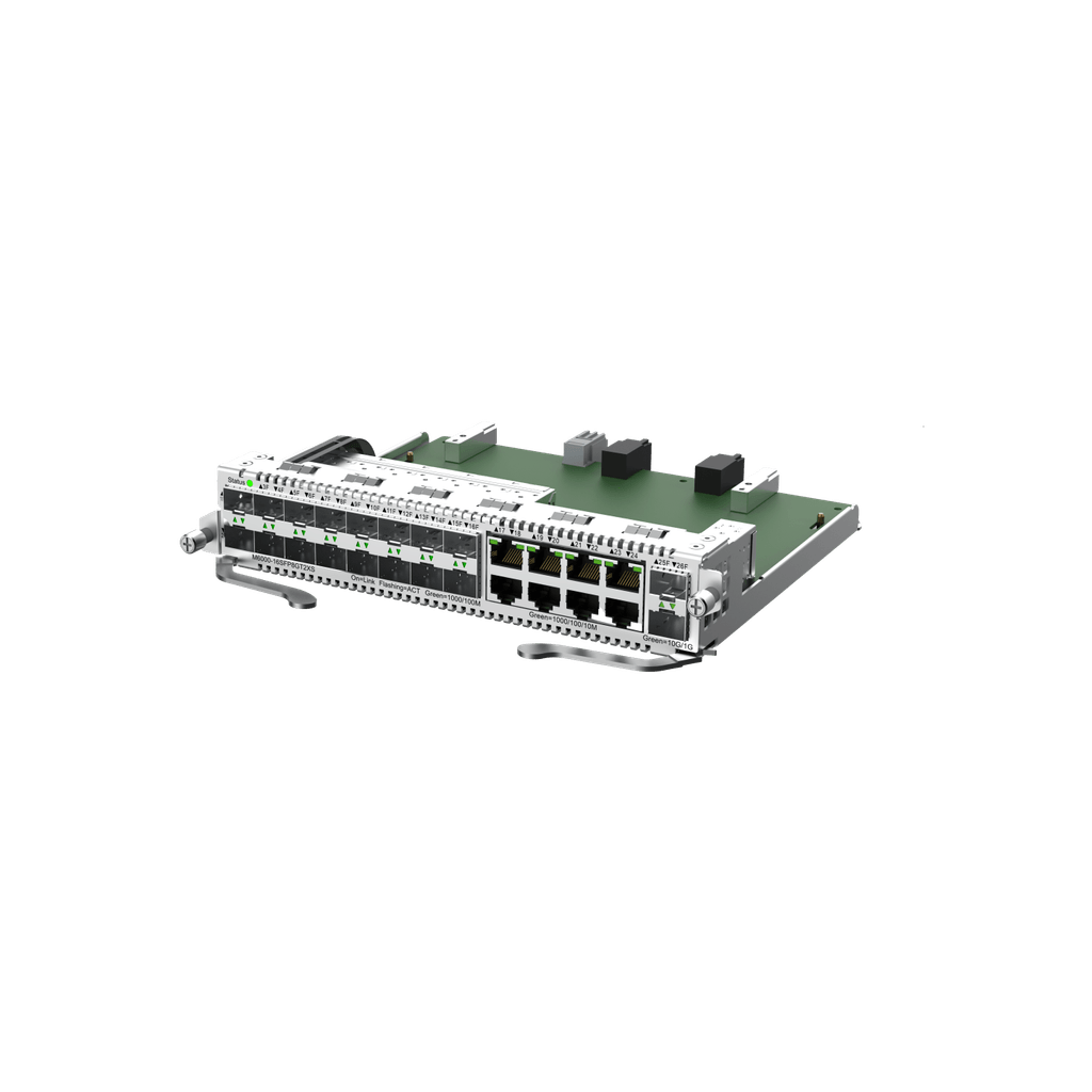 [M6000-16SFP8GT2XS] Reyee M6000-16SFP8GT2XS Slot Modular para NBS6002 con 8 puertos de cobre, 16 puertos SFP 1Gbps, 2 Puertos